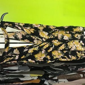 Floral deep v romper